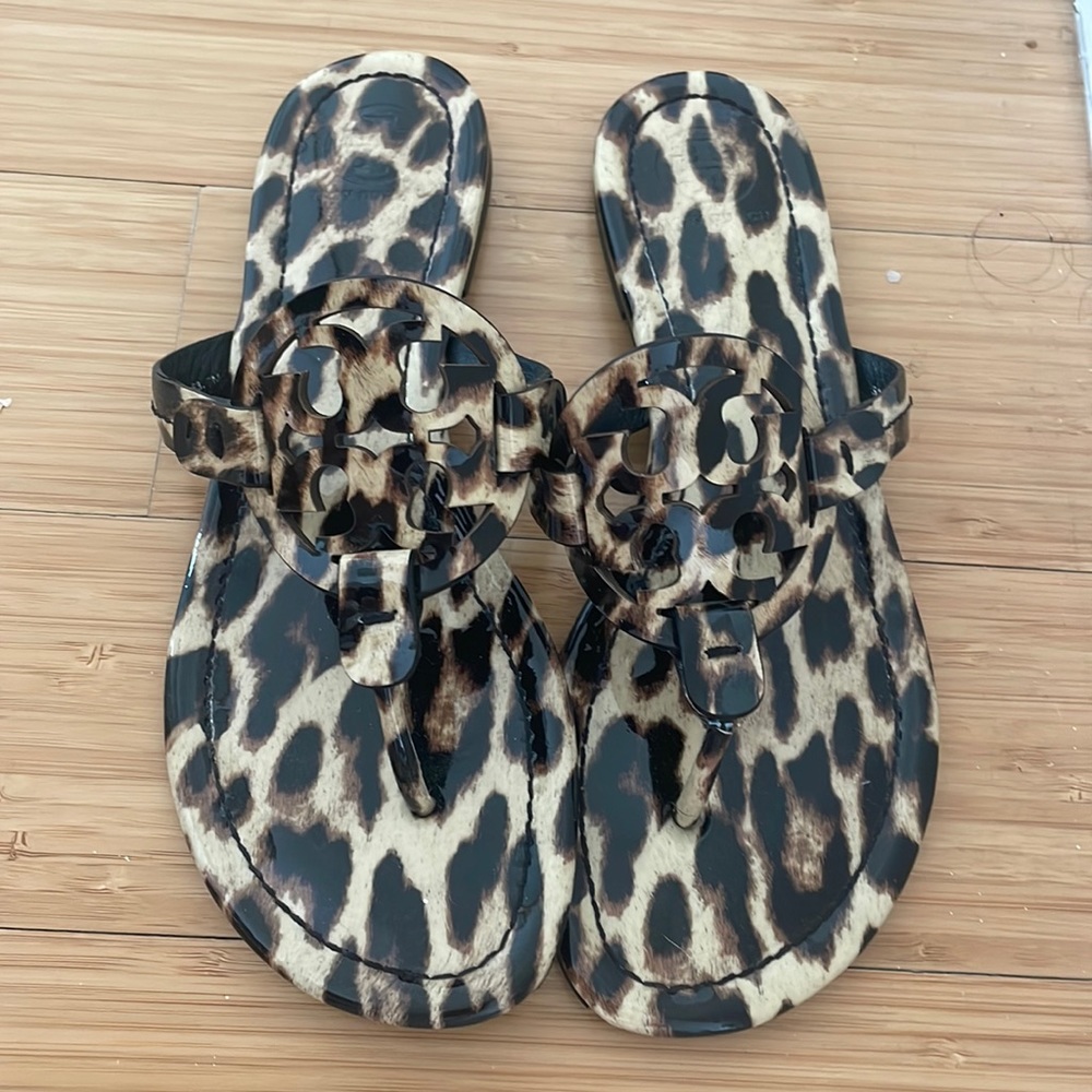 Tory Burch Miller Cheetah Sandals (Size 7)